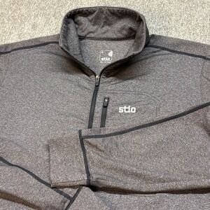 Stio Men's Haven 1/4 Zip Pullover Sz M Sweatshirt Athletic Mock Neck Top Stretch
